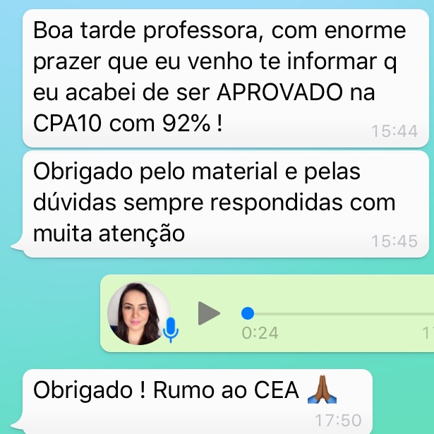 Depoimento de Aluno CPA 10