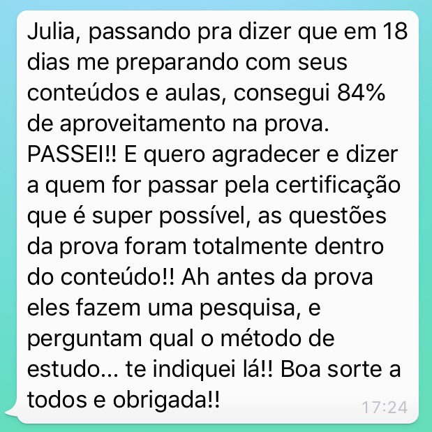 Depoimento de Aluno CPA